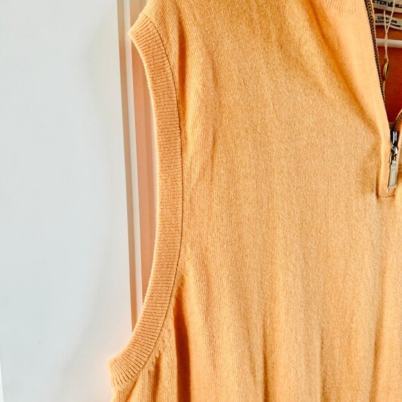 Peter Millar Mens Luxury Blend Cashmere Quarter Zip Sweater Vest | NWT | Medium - Picture 3 of 7